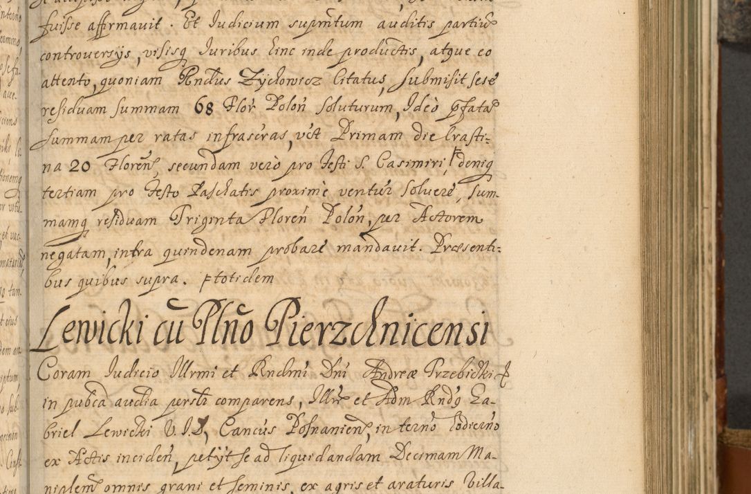 Zdjęcie nr 346 dla obiektu archiwalnego: Acta actorum, decretorum, sententiarum, erectionum, fundationum, confirmationum, instiutionum, resignationum, constitutionum, provisionum, submissionum, quietationum, substitutionum, ordinationum, ingrossationum, prostestationum R. D. Andreae Trzebicki, episcopi Cracoviensis, ducis Severiae in a. D. 1658 et  1659 acticatorum. Volumen I 