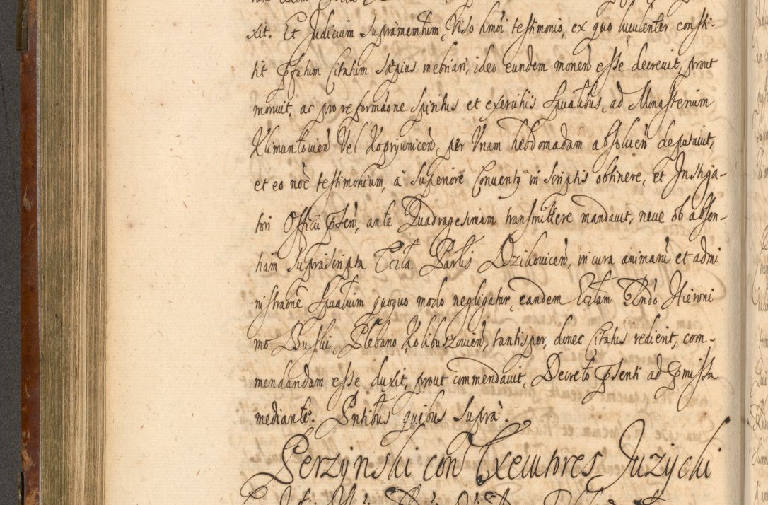 Zdjęcie nr 339 dla obiektu archiwalnego: Acta actorum, decretorum, sententiarum, erectionum, fundationum, confirmationum, instiutionum, resignationum, constitutionum, provisionum, submissionum, quietationum, substitutionum, ordinationum, ingrossationum, prostestationum R. D. Andreae Trzebicki, episcopi Cracoviensis, ducis Severiae in a. D. 1658 et  1659 acticatorum. Volumen I 