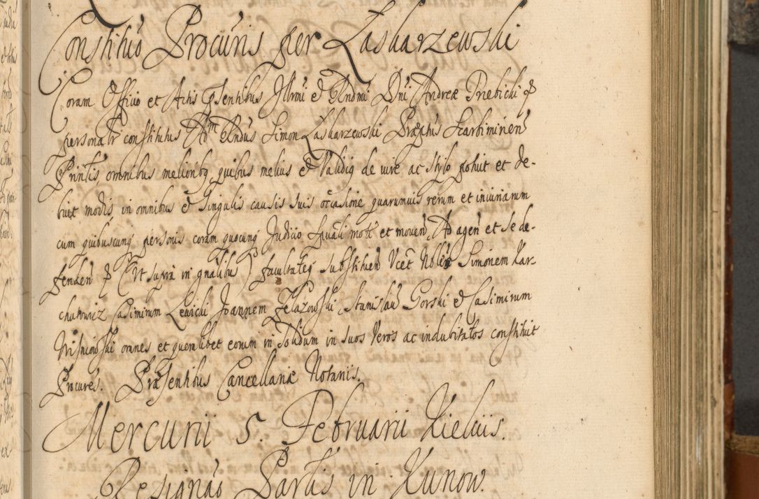 Zdjęcie nr 334 dla obiektu archiwalnego: Acta actorum, decretorum, sententiarum, erectionum, fundationum, confirmationum, instiutionum, resignationum, constitutionum, provisionum, submissionum, quietationum, substitutionum, ordinationum, ingrossationum, prostestationum R. D. Andreae Trzebicki, episcopi Cracoviensis, ducis Severiae in a. D. 1658 et  1659 acticatorum. Volumen I 