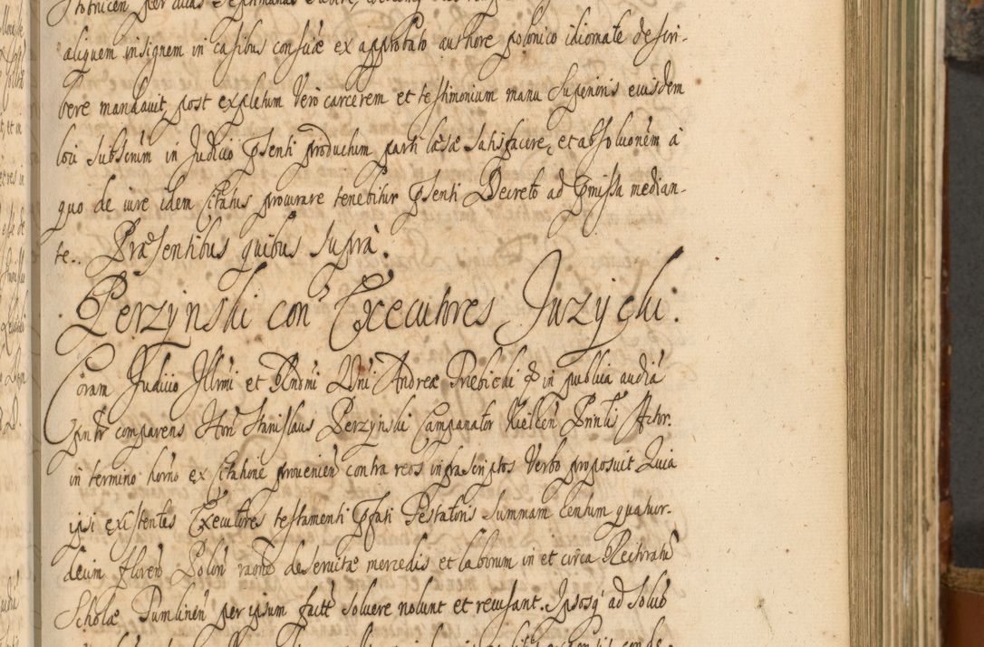 Zdjęcie nr 332 dla obiektu archiwalnego: Acta actorum, decretorum, sententiarum, erectionum, fundationum, confirmationum, instiutionum, resignationum, constitutionum, provisionum, submissionum, quietationum, substitutionum, ordinationum, ingrossationum, prostestationum R. D. Andreae Trzebicki, episcopi Cracoviensis, ducis Severiae in a. D. 1658 et  1659 acticatorum. Volumen I 