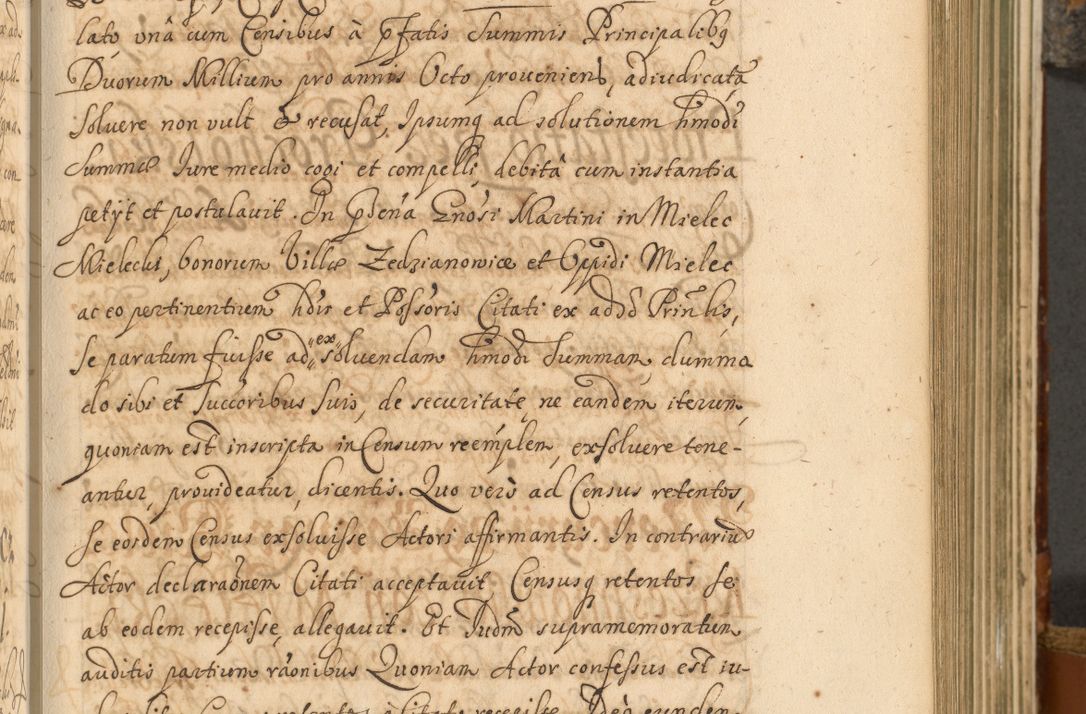 Zdjęcie nr 322 dla obiektu archiwalnego: Acta actorum, decretorum, sententiarum, erectionum, fundationum, confirmationum, instiutionum, resignationum, constitutionum, provisionum, submissionum, quietationum, substitutionum, ordinationum, ingrossationum, prostestationum R. D. Andreae Trzebicki, episcopi Cracoviensis, ducis Severiae in a. D. 1658 et  1659 acticatorum. Volumen I 