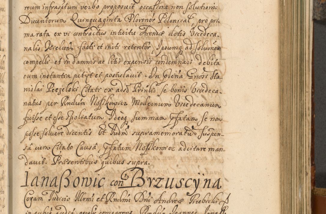 Zdjęcie nr 324 dla obiektu archiwalnego: Acta actorum, decretorum, sententiarum, erectionum, fundationum, confirmationum, instiutionum, resignationum, constitutionum, provisionum, submissionum, quietationum, substitutionum, ordinationum, ingrossationum, prostestationum R. D. Andreae Trzebicki, episcopi Cracoviensis, ducis Severiae in a. D. 1658 et  1659 acticatorum. Volumen I 