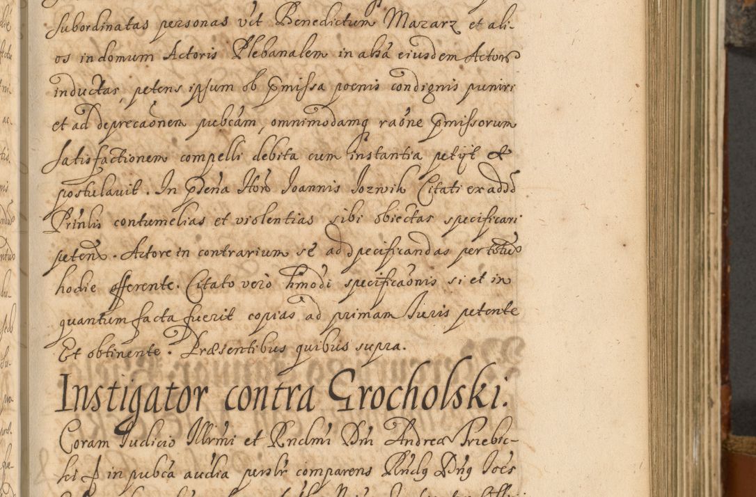 Zdjęcie nr 320 dla obiektu archiwalnego: Acta actorum, decretorum, sententiarum, erectionum, fundationum, confirmationum, instiutionum, resignationum, constitutionum, provisionum, submissionum, quietationum, substitutionum, ordinationum, ingrossationum, prostestationum R. D. Andreae Trzebicki, episcopi Cracoviensis, ducis Severiae in a. D. 1658 et  1659 acticatorum. Volumen I 