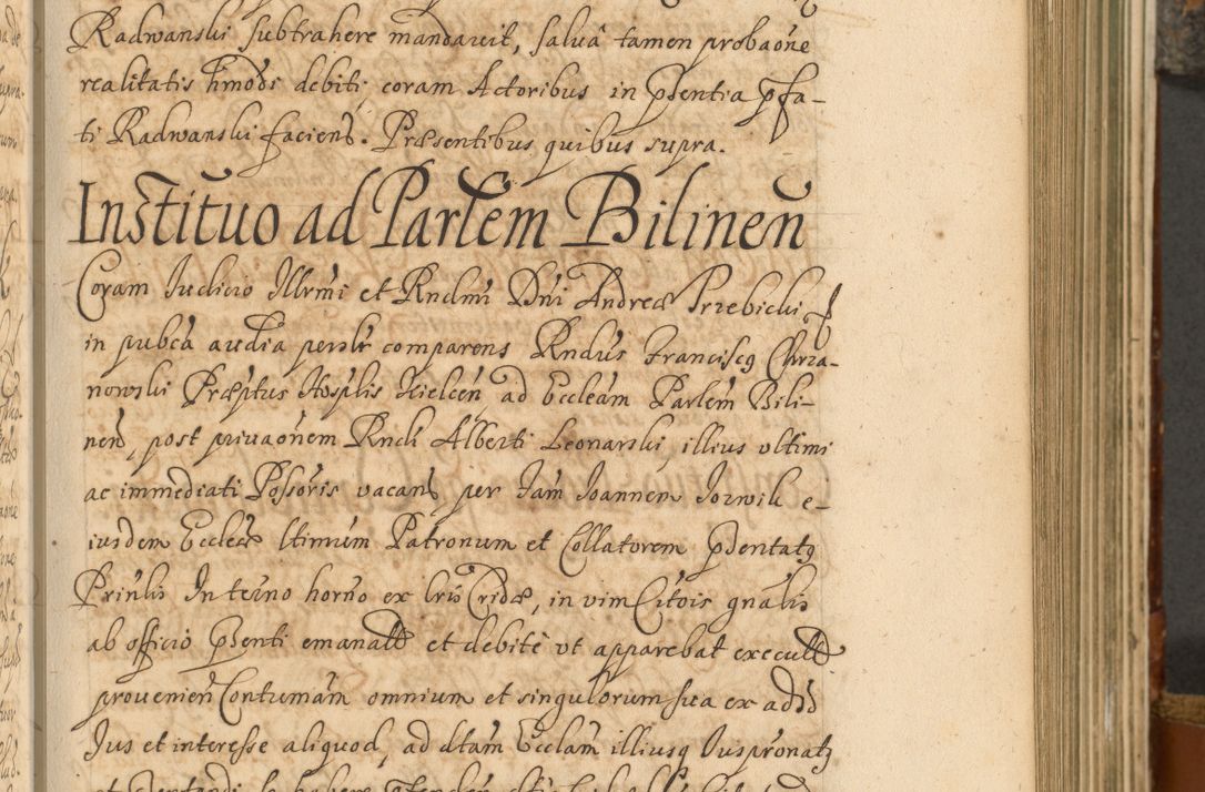 Zdjęcie nr 316 dla obiektu archiwalnego: Acta actorum, decretorum, sententiarum, erectionum, fundationum, confirmationum, instiutionum, resignationum, constitutionum, provisionum, submissionum, quietationum, substitutionum, ordinationum, ingrossationum, prostestationum R. D. Andreae Trzebicki, episcopi Cracoviensis, ducis Severiae in a. D. 1658 et  1659 acticatorum. Volumen I 