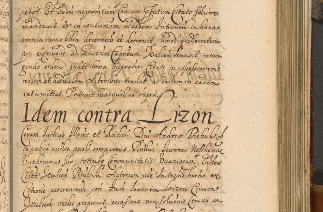 Zdjęcie nr 304 dla obiektu archiwalnego: Acta actorum, decretorum, sententiarum, erectionum, fundationum, confirmationum, instiutionum, resignationum, constitutionum, provisionum, submissionum, quietationum, substitutionum, ordinationum, ingrossationum, prostestationum R. D. Andreae Trzebicki, episcopi Cracoviensis, ducis Severiae in a. D. 1658 et  1659 acticatorum. Volumen I 