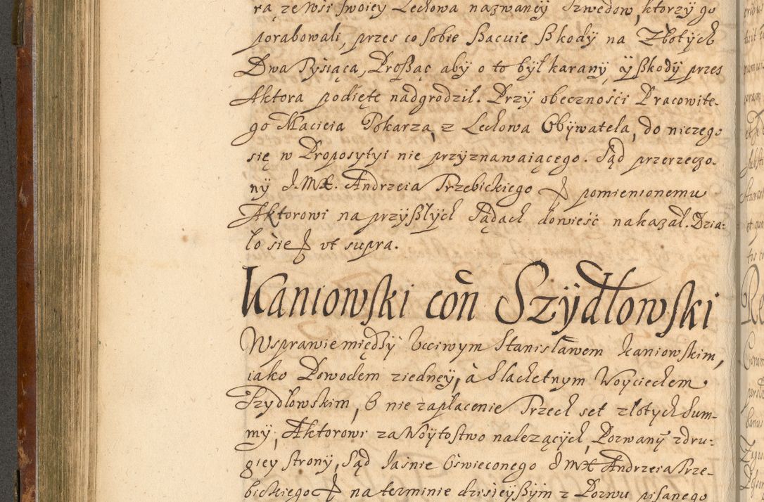 Zdjęcie nr 291 dla obiektu archiwalnego: Acta actorum, decretorum, sententiarum, erectionum, fundationum, confirmationum, instiutionum, resignationum, constitutionum, provisionum, submissionum, quietationum, substitutionum, ordinationum, ingrossationum, prostestationum R. D. Andreae Trzebicki, episcopi Cracoviensis, ducis Severiae in a. D. 1658 et  1659 acticatorum. Volumen I 