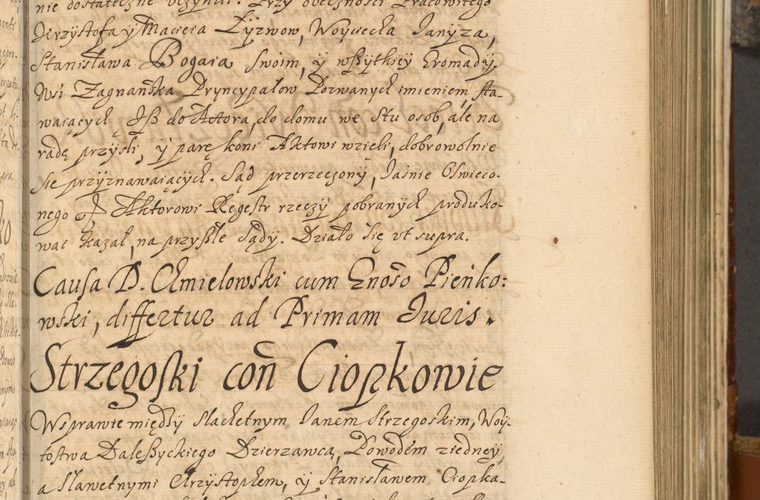Zdjęcie nr 288 dla obiektu archiwalnego: Acta actorum, decretorum, sententiarum, erectionum, fundationum, confirmationum, instiutionum, resignationum, constitutionum, provisionum, submissionum, quietationum, substitutionum, ordinationum, ingrossationum, prostestationum R. D. Andreae Trzebicki, episcopi Cracoviensis, ducis Severiae in a. D. 1658 et  1659 acticatorum. Volumen I 