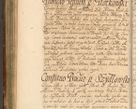 Zdjęcie nr 285 dla obiektu archiwalnego: Acta actorum, decretorum, sententiarum, erectionum, fundationum, confirmationum, instiutionum, resignationum, constitutionum, provisionum, submissionum, quietationum, substitutionum, ordinationum, ingrossationum, prostestationum R. D. Andreae Trzebicki, episcopi Cracoviensis, ducis Severiae in a. D. 1658 et  1659 acticatorum. Volumen I 