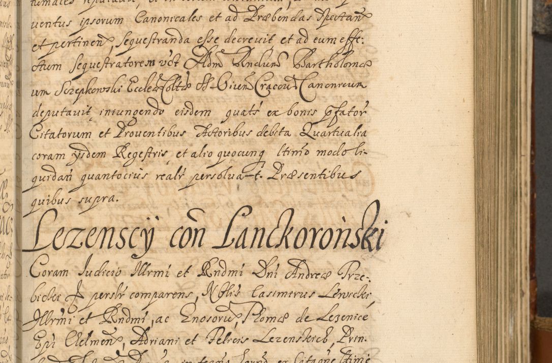 Zdjęcie nr 280 dla obiektu archiwalnego: Acta actorum, decretorum, sententiarum, erectionum, fundationum, confirmationum, instiutionum, resignationum, constitutionum, provisionum, submissionum, quietationum, substitutionum, ordinationum, ingrossationum, prostestationum R. D. Andreae Trzebicki, episcopi Cracoviensis, ducis Severiae in a. D. 1658 et  1659 acticatorum. Volumen I 