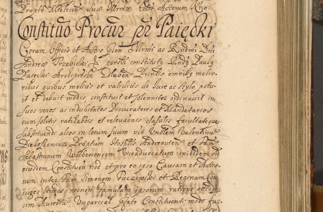 Zdjęcie nr 276 dla obiektu archiwalnego: Acta actorum, decretorum, sententiarum, erectionum, fundationum, confirmationum, instiutionum, resignationum, constitutionum, provisionum, submissionum, quietationum, substitutionum, ordinationum, ingrossationum, prostestationum R. D. Andreae Trzebicki, episcopi Cracoviensis, ducis Severiae in a. D. 1658 et  1659 acticatorum. Volumen I 