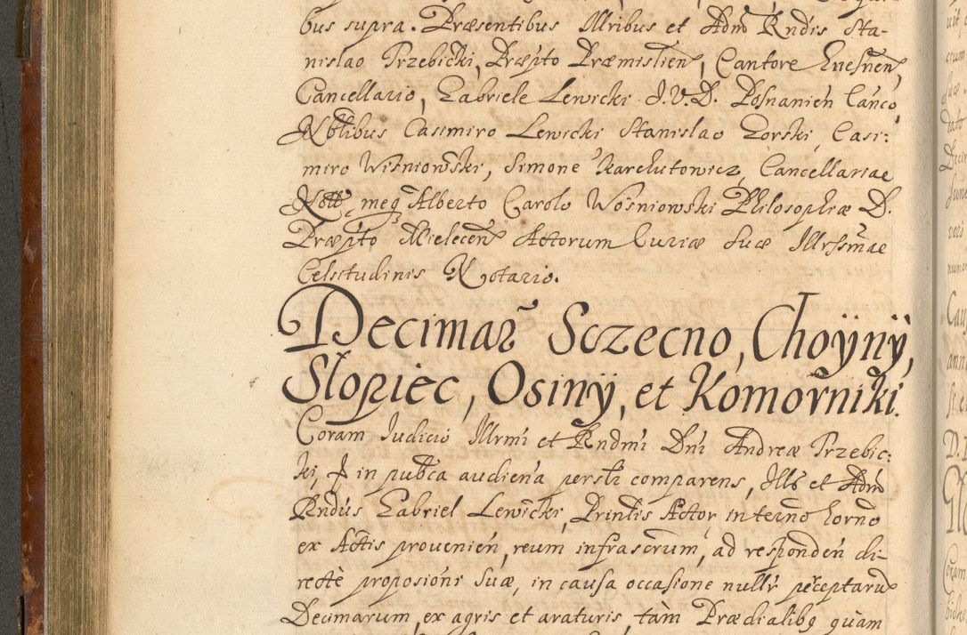 Zdjęcie nr 271 dla obiektu archiwalnego: Acta actorum, decretorum, sententiarum, erectionum, fundationum, confirmationum, instiutionum, resignationum, constitutionum, provisionum, submissionum, quietationum, substitutionum, ordinationum, ingrossationum, prostestationum R. D. Andreae Trzebicki, episcopi Cracoviensis, ducis Severiae in a. D. 1658 et  1659 acticatorum. Volumen I 