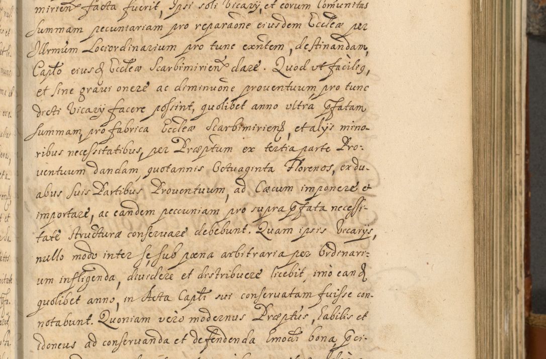 Zdjęcie nr 270 dla obiektu archiwalnego: Acta actorum, decretorum, sententiarum, erectionum, fundationum, confirmationum, instiutionum, resignationum, constitutionum, provisionum, submissionum, quietationum, substitutionum, ordinationum, ingrossationum, prostestationum R. D. Andreae Trzebicki, episcopi Cracoviensis, ducis Severiae in a. D. 1658 et  1659 acticatorum. Volumen I 
