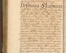 Zdjęcie nr 267 dla obiektu archiwalnego: Acta actorum, decretorum, sententiarum, erectionum, fundationum, confirmationum, instiutionum, resignationum, constitutionum, provisionum, submissionum, quietationum, substitutionum, ordinationum, ingrossationum, prostestationum R. D. Andreae Trzebicki, episcopi Cracoviensis, ducis Severiae in a. D. 1658 et  1659 acticatorum. Volumen I 