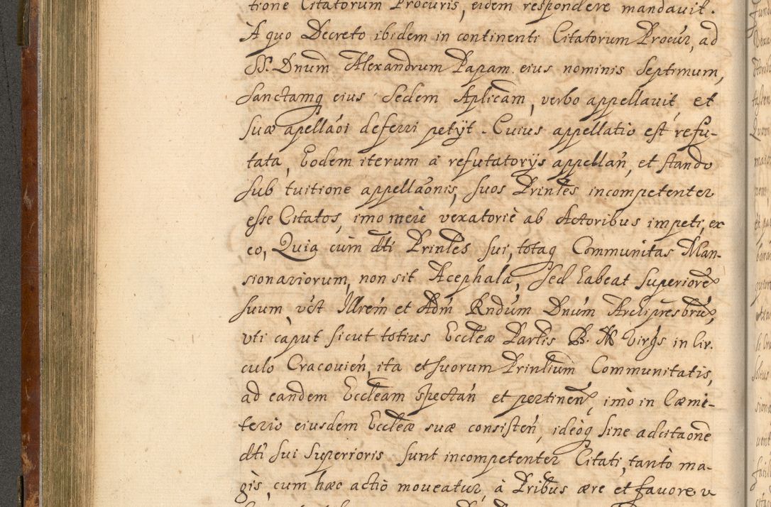 Zdjęcie nr 253 dla obiektu archiwalnego: Acta actorum, decretorum, sententiarum, erectionum, fundationum, confirmationum, instiutionum, resignationum, constitutionum, provisionum, submissionum, quietationum, substitutionum, ordinationum, ingrossationum, prostestationum R. D. Andreae Trzebicki, episcopi Cracoviensis, ducis Severiae in a. D. 1658 et  1659 acticatorum. Volumen I 