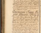 Zdjęcie nr 255 dla obiektu archiwalnego: Acta actorum, decretorum, sententiarum, erectionum, fundationum, confirmationum, instiutionum, resignationum, constitutionum, provisionum, submissionum, quietationum, substitutionum, ordinationum, ingrossationum, prostestationum R. D. Andreae Trzebicki, episcopi Cracoviensis, ducis Severiae in a. D. 1658 et  1659 acticatorum. Volumen I 