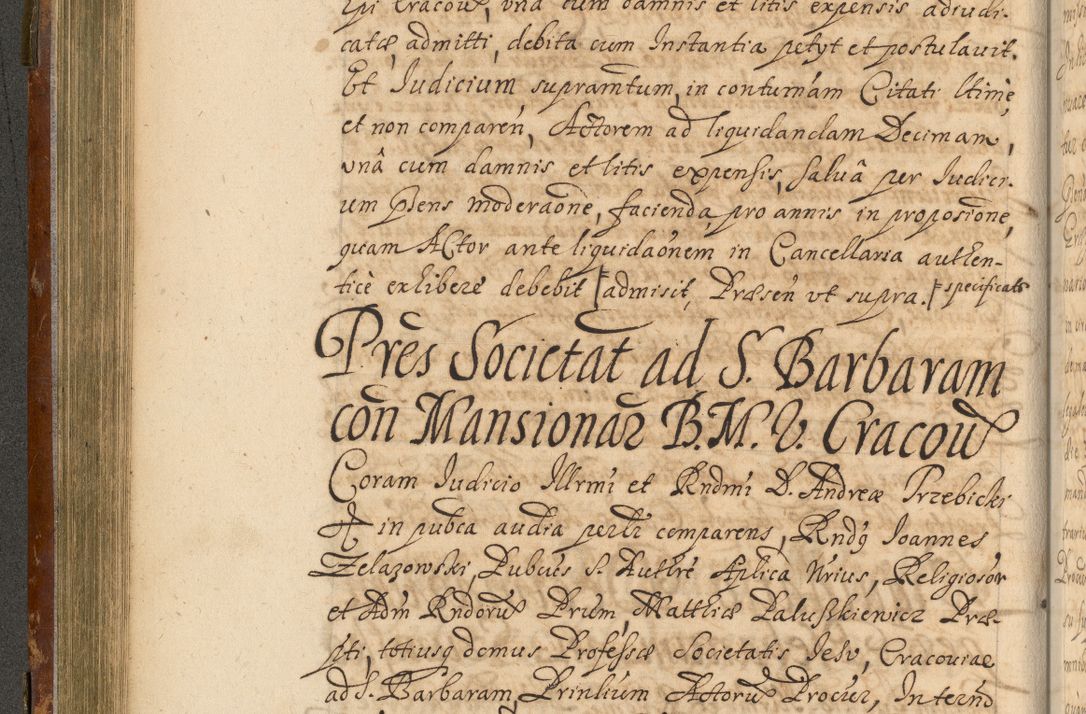 Zdjęcie nr 251 dla obiektu archiwalnego: Acta actorum, decretorum, sententiarum, erectionum, fundationum, confirmationum, instiutionum, resignationum, constitutionum, provisionum, submissionum, quietationum, substitutionum, ordinationum, ingrossationum, prostestationum R. D. Andreae Trzebicki, episcopi Cracoviensis, ducis Severiae in a. D. 1658 et  1659 acticatorum. Volumen I 