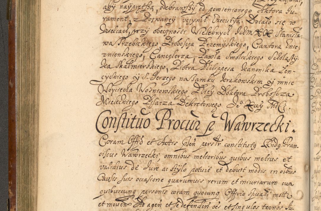 Zdjęcie nr 247 dla obiektu archiwalnego: Acta actorum, decretorum, sententiarum, erectionum, fundationum, confirmationum, instiutionum, resignationum, constitutionum, provisionum, submissionum, quietationum, substitutionum, ordinationum, ingrossationum, prostestationum R. D. Andreae Trzebicki, episcopi Cracoviensis, ducis Severiae in a. D. 1658 et  1659 acticatorum. Volumen I 