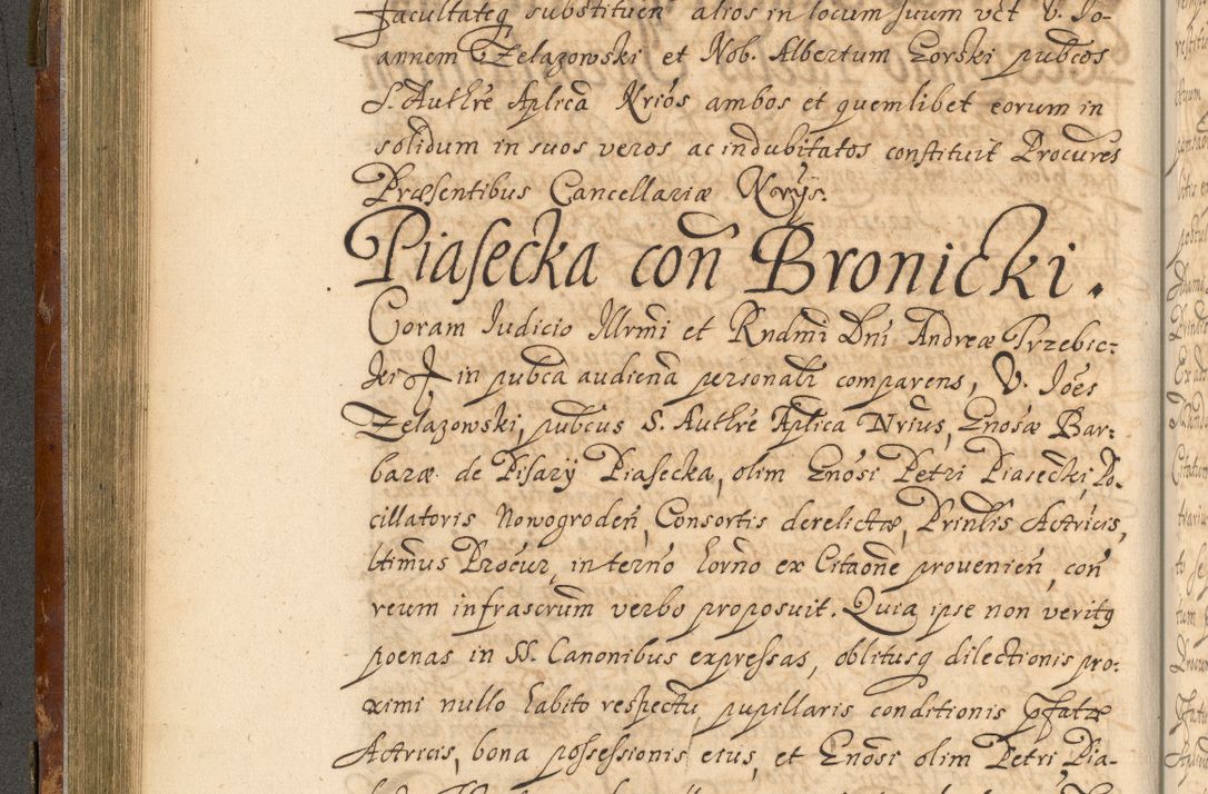 Zdjęcie nr 233 dla obiektu archiwalnego: Acta actorum, decretorum, sententiarum, erectionum, fundationum, confirmationum, instiutionum, resignationum, constitutionum, provisionum, submissionum, quietationum, substitutionum, ordinationum, ingrossationum, prostestationum R. D. Andreae Trzebicki, episcopi Cracoviensis, ducis Severiae in a. D. 1658 et  1659 acticatorum. Volumen I 