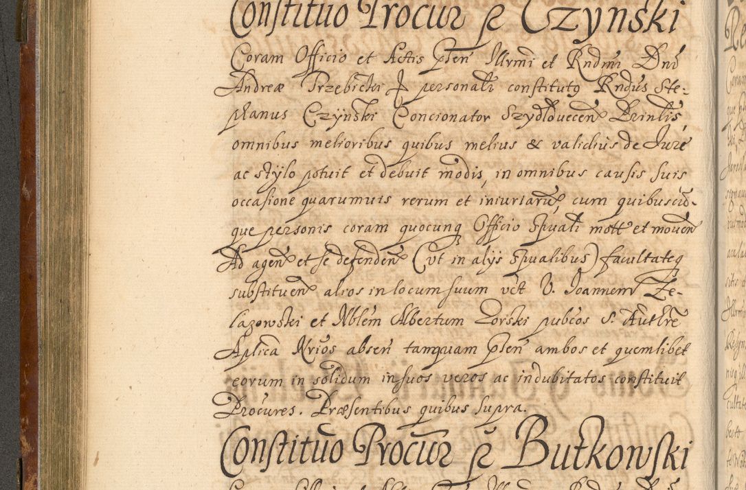 Zdjęcie nr 231 dla obiektu archiwalnego: Acta actorum, decretorum, sententiarum, erectionum, fundationum, confirmationum, instiutionum, resignationum, constitutionum, provisionum, submissionum, quietationum, substitutionum, ordinationum, ingrossationum, prostestationum R. D. Andreae Trzebicki, episcopi Cracoviensis, ducis Severiae in a. D. 1658 et  1659 acticatorum. Volumen I 