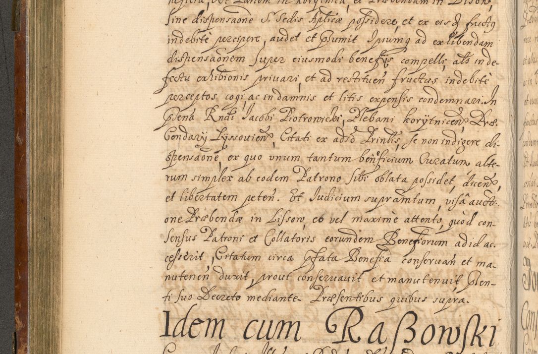 Zdjęcie nr 229 dla obiektu archiwalnego: Acta actorum, decretorum, sententiarum, erectionum, fundationum, confirmationum, instiutionum, resignationum, constitutionum, provisionum, submissionum, quietationum, substitutionum, ordinationum, ingrossationum, prostestationum R. D. Andreae Trzebicki, episcopi Cracoviensis, ducis Severiae in a. D. 1658 et  1659 acticatorum. Volumen I 