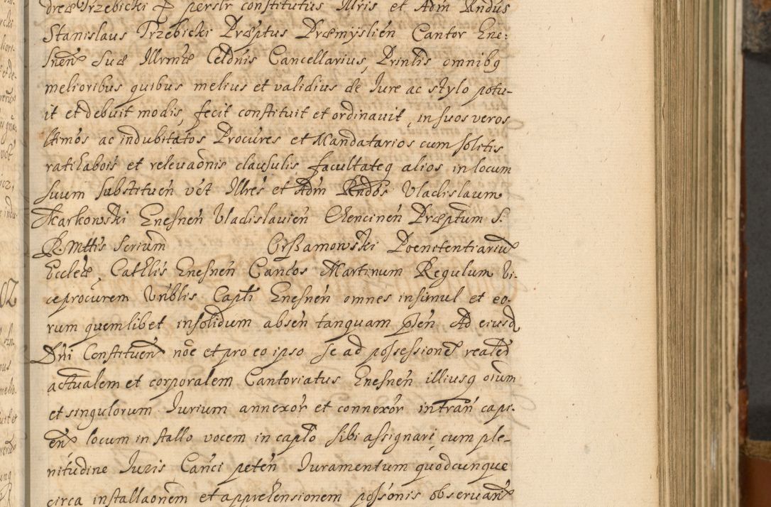 Zdjęcie nr 212 dla obiektu archiwalnego: Acta actorum, decretorum, sententiarum, erectionum, fundationum, confirmationum, instiutionum, resignationum, constitutionum, provisionum, submissionum, quietationum, substitutionum, ordinationum, ingrossationum, prostestationum R. D. Andreae Trzebicki, episcopi Cracoviensis, ducis Severiae in a. D. 1658 et  1659 acticatorum. Volumen I 