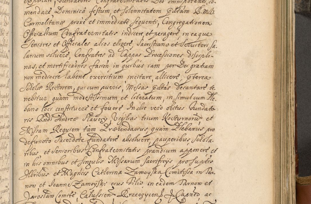 Zdjęcie nr 600 dla obiektu archiwalnego: Acta actorum, decretorum, sententiarum, erectionum, fundationum, confirmationum, instiutionum, resignationum, constitutionum, provisionum, submissionum, quietationum, substitutionum, ordinationum, ingrossationum, prostestationum R. D. Andreae Trzebicki, episcopi Cracoviensis, ducis Severiae in a. D. 1658 et  1659 acticatorum. Volumen I 