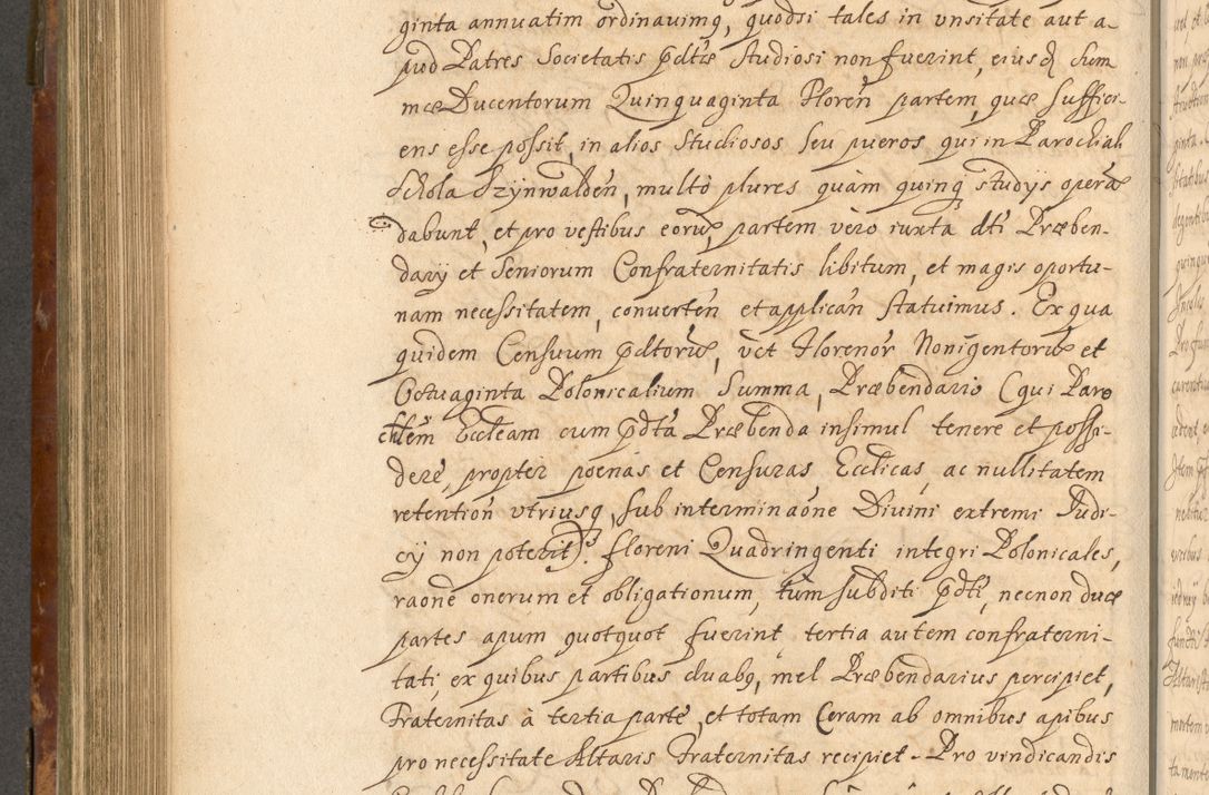 Zdjęcie nr 601 dla obiektu archiwalnego: Acta actorum, decretorum, sententiarum, erectionum, fundationum, confirmationum, instiutionum, resignationum, constitutionum, provisionum, submissionum, quietationum, substitutionum, ordinationum, ingrossationum, prostestationum R. D. Andreae Trzebicki, episcopi Cracoviensis, ducis Severiae in a. D. 1658 et  1659 acticatorum. Volumen I 