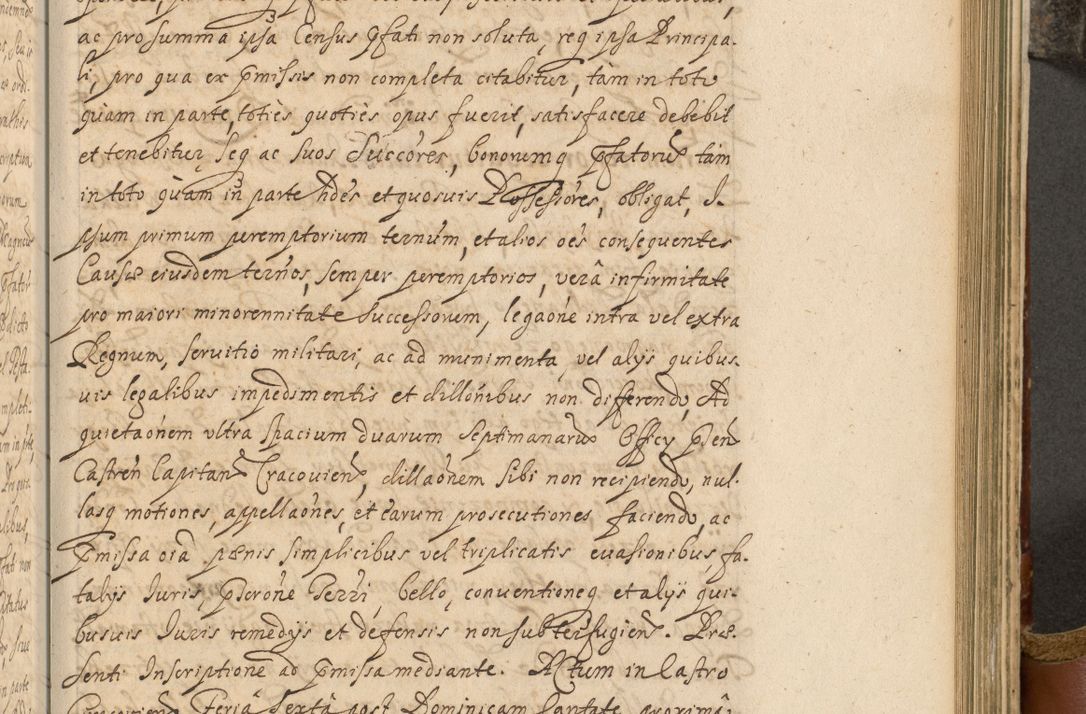 Zdjęcie nr 592 dla obiektu archiwalnego: Acta actorum, decretorum, sententiarum, erectionum, fundationum, confirmationum, instiutionum, resignationum, constitutionum, provisionum, submissionum, quietationum, substitutionum, ordinationum, ingrossationum, prostestationum R. D. Andreae Trzebicki, episcopi Cracoviensis, ducis Severiae in a. D. 1658 et  1659 acticatorum. Volumen I 