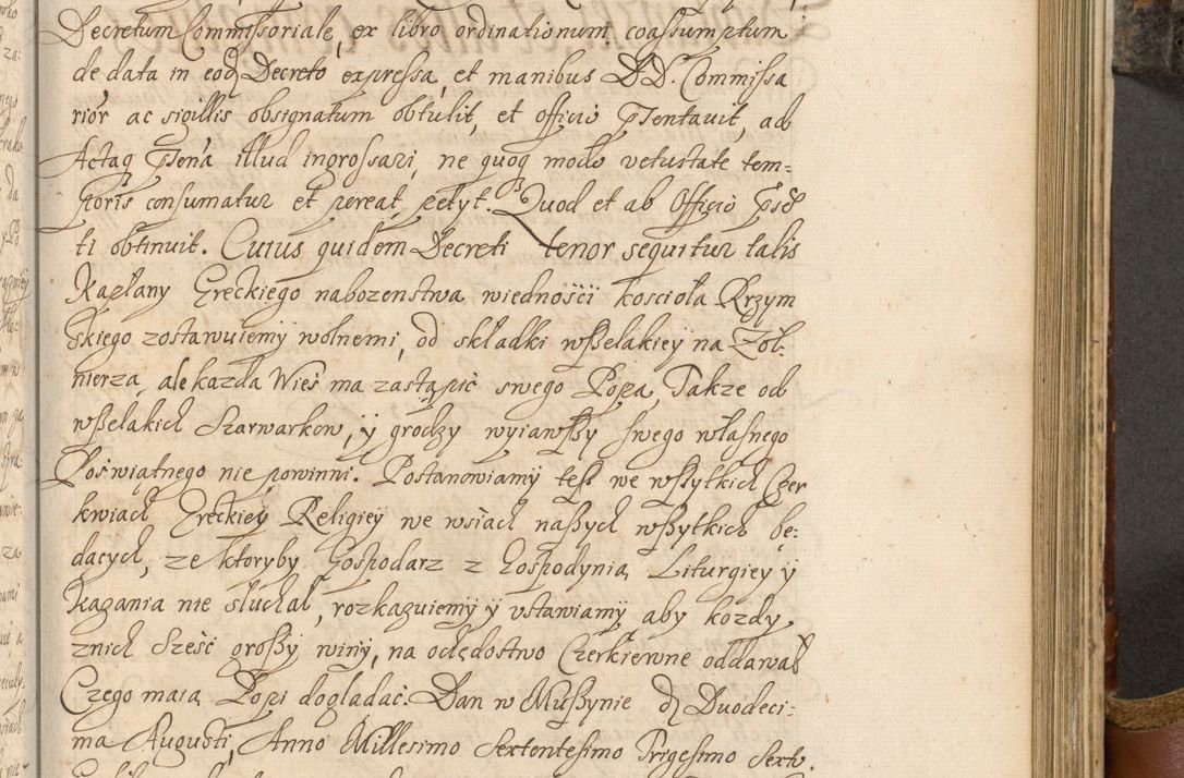 Zdjęcie nr 578 dla obiektu archiwalnego: Acta actorum, decretorum, sententiarum, erectionum, fundationum, confirmationum, instiutionum, resignationum, constitutionum, provisionum, submissionum, quietationum, substitutionum, ordinationum, ingrossationum, prostestationum R. D. Andreae Trzebicki, episcopi Cracoviensis, ducis Severiae in a. D. 1658 et  1659 acticatorum. Volumen I 