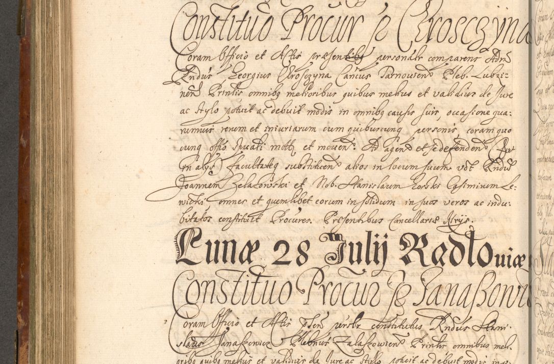 Zdjęcie nr 567 dla obiektu archiwalnego: Acta actorum, decretorum, sententiarum, erectionum, fundationum, confirmationum, instiutionum, resignationum, constitutionum, provisionum, submissionum, quietationum, substitutionum, ordinationum, ingrossationum, prostestationum R. D. Andreae Trzebicki, episcopi Cracoviensis, ducis Severiae in a. D. 1658 et  1659 acticatorum. Volumen I 