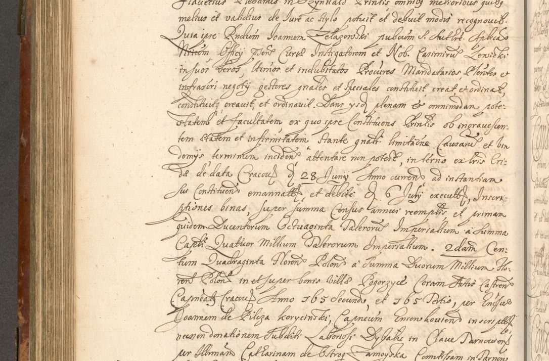 Zdjęcie nr 565 dla obiektu archiwalnego: Acta actorum, decretorum, sententiarum, erectionum, fundationum, confirmationum, instiutionum, resignationum, constitutionum, provisionum, submissionum, quietationum, substitutionum, ordinationum, ingrossationum, prostestationum R. D. Andreae Trzebicki, episcopi Cracoviensis, ducis Severiae in a. D. 1658 et  1659 acticatorum. Volumen I 