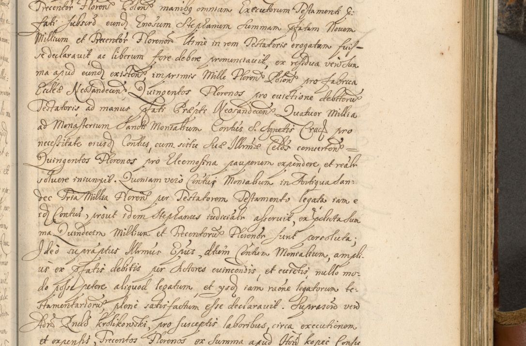Zdjęcie nr 564 dla obiektu archiwalnego: Acta actorum, decretorum, sententiarum, erectionum, fundationum, confirmationum, instiutionum, resignationum, constitutionum, provisionum, submissionum, quietationum, substitutionum, ordinationum, ingrossationum, prostestationum R. D. Andreae Trzebicki, episcopi Cracoviensis, ducis Severiae in a. D. 1658 et  1659 acticatorum. Volumen I 