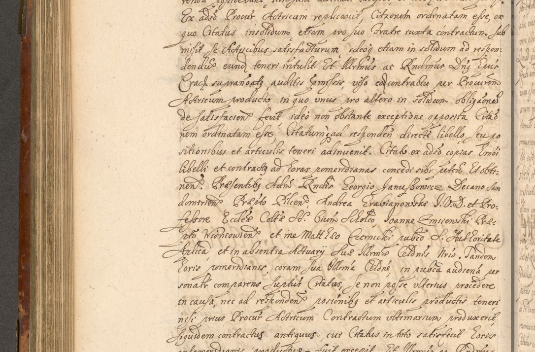 Zdjęcie nr 557 dla obiektu archiwalnego: Acta actorum, decretorum, sententiarum, erectionum, fundationum, confirmationum, instiutionum, resignationum, constitutionum, provisionum, submissionum, quietationum, substitutionum, ordinationum, ingrossationum, prostestationum R. D. Andreae Trzebicki, episcopi Cracoviensis, ducis Severiae in a. D. 1658 et  1659 acticatorum. Volumen I 