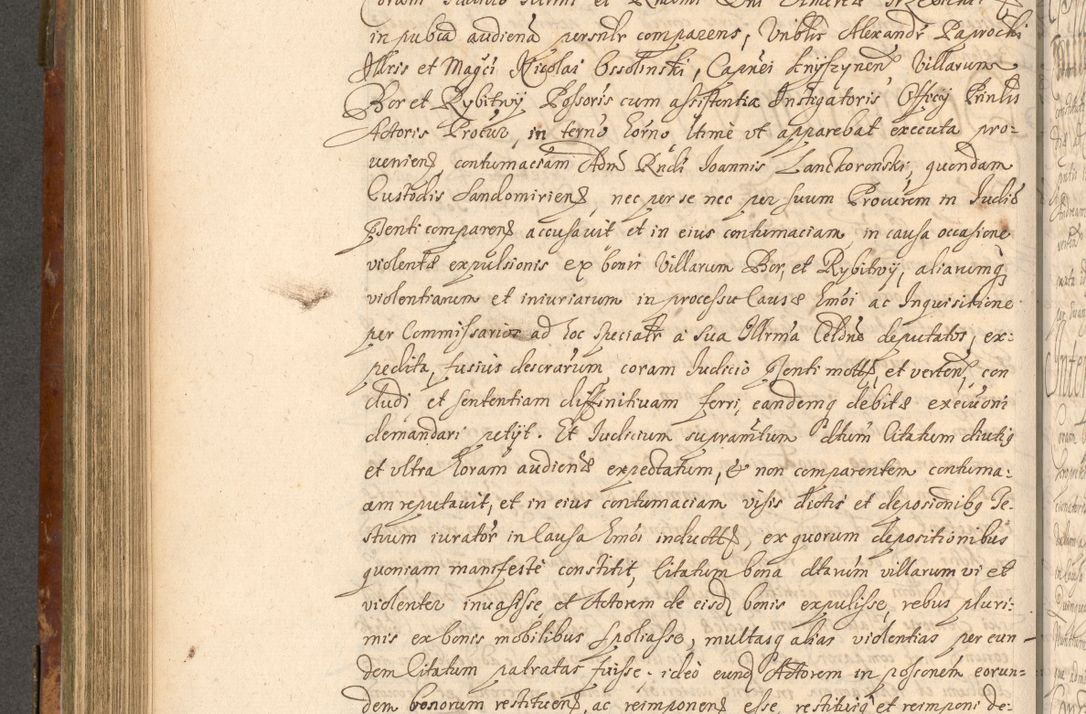 Zdjęcie nr 553 dla obiektu archiwalnego: Acta actorum, decretorum, sententiarum, erectionum, fundationum, confirmationum, instiutionum, resignationum, constitutionum, provisionum, submissionum, quietationum, substitutionum, ordinationum, ingrossationum, prostestationum R. D. Andreae Trzebicki, episcopi Cracoviensis, ducis Severiae in a. D. 1658 et  1659 acticatorum. Volumen I 
