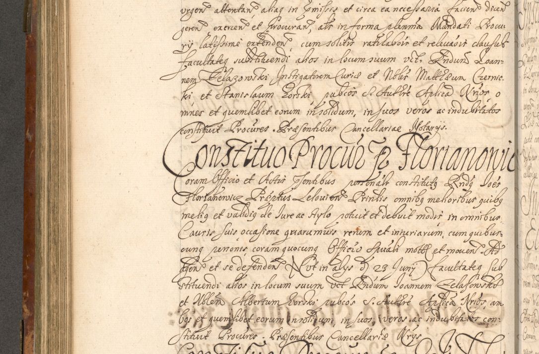 Zdjęcie nr 525 dla obiektu archiwalnego: Acta actorum, decretorum, sententiarum, erectionum, fundationum, confirmationum, instiutionum, resignationum, constitutionum, provisionum, submissionum, quietationum, substitutionum, ordinationum, ingrossationum, prostestationum R. D. Andreae Trzebicki, episcopi Cracoviensis, ducis Severiae in a. D. 1658 et  1659 acticatorum. Volumen I 