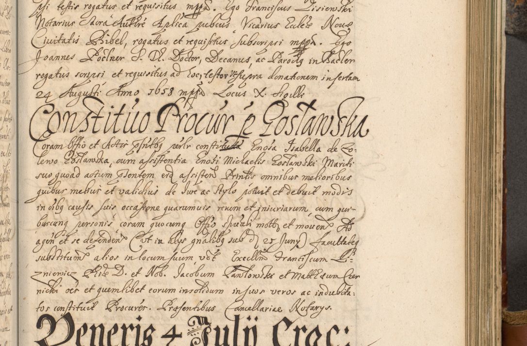 Zdjęcie nr 522 dla obiektu archiwalnego: Acta actorum, decretorum, sententiarum, erectionum, fundationum, confirmationum, instiutionum, resignationum, constitutionum, provisionum, submissionum, quietationum, substitutionum, ordinationum, ingrossationum, prostestationum R. D. Andreae Trzebicki, episcopi Cracoviensis, ducis Severiae in a. D. 1658 et  1659 acticatorum. Volumen I 