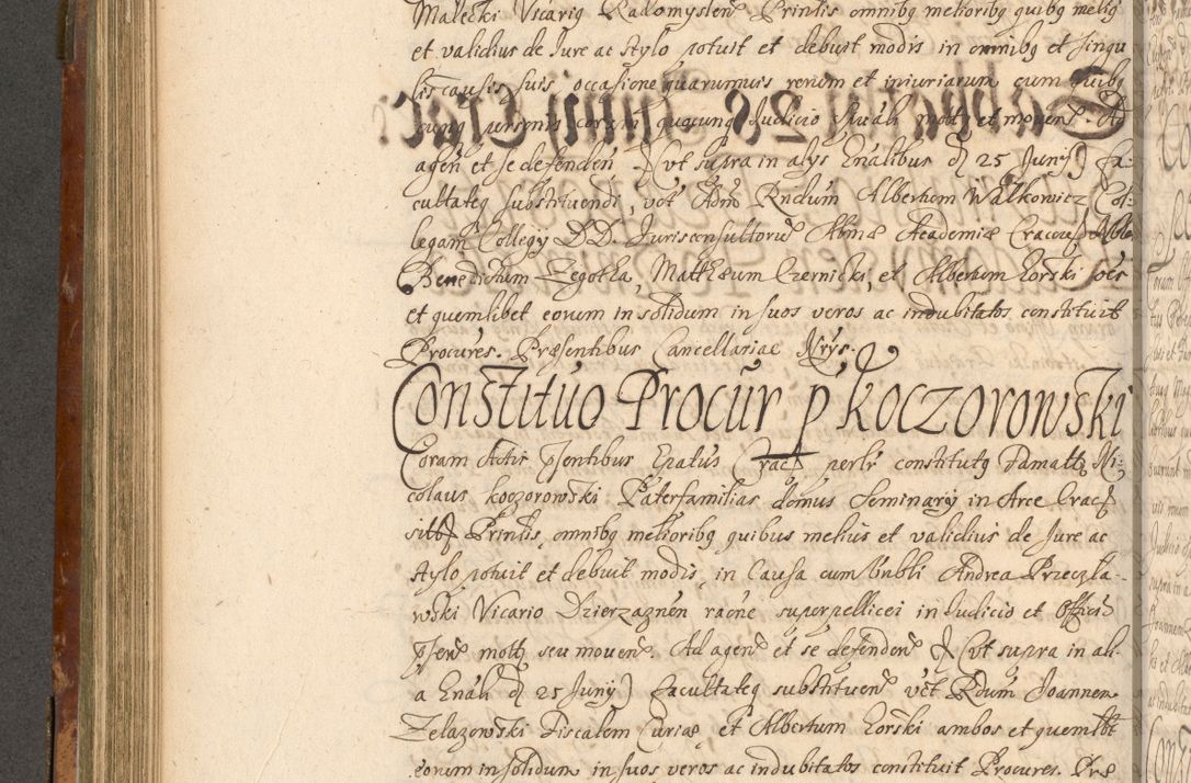 Zdjęcie nr 515 dla obiektu archiwalnego: Acta actorum, decretorum, sententiarum, erectionum, fundationum, confirmationum, instiutionum, resignationum, constitutionum, provisionum, submissionum, quietationum, substitutionum, ordinationum, ingrossationum, prostestationum R. D. Andreae Trzebicki, episcopi Cracoviensis, ducis Severiae in a. D. 1658 et  1659 acticatorum. Volumen I 
