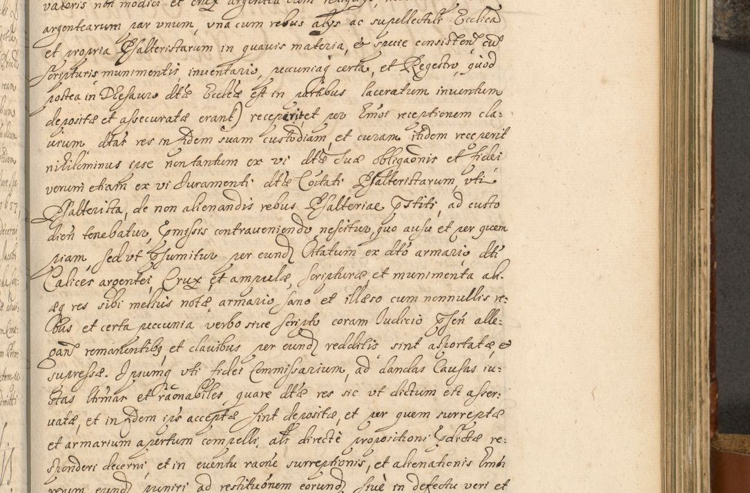 Zdjęcie nr 504 dla obiektu archiwalnego: Acta actorum, decretorum, sententiarum, erectionum, fundationum, confirmationum, instiutionum, resignationum, constitutionum, provisionum, submissionum, quietationum, substitutionum, ordinationum, ingrossationum, prostestationum R. D. Andreae Trzebicki, episcopi Cracoviensis, ducis Severiae in a. D. 1658 et  1659 acticatorum. Volumen I 