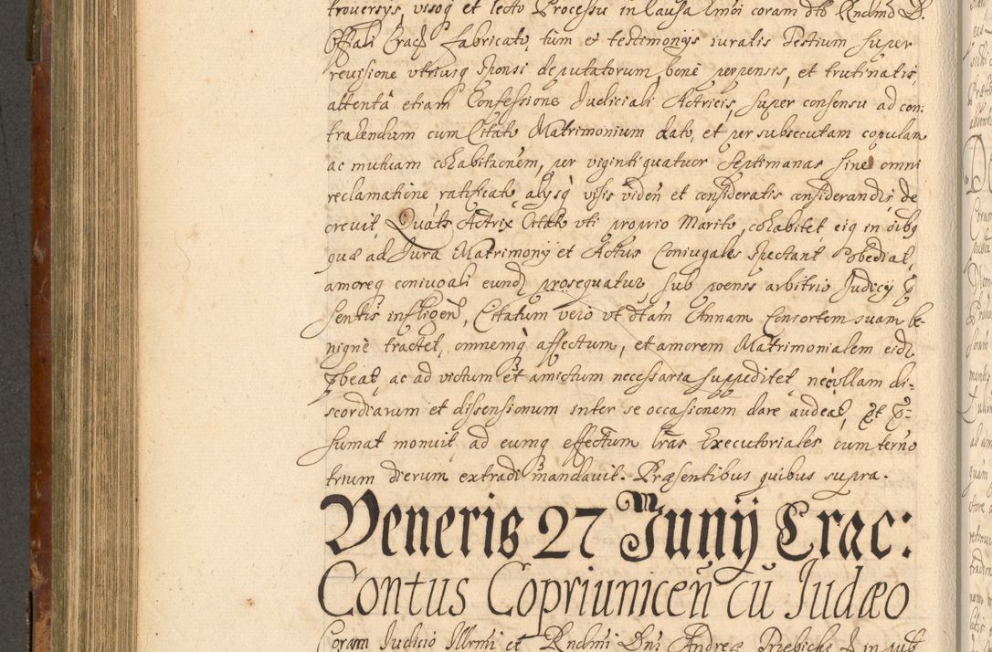 Zdjęcie nr 501 dla obiektu archiwalnego: Acta actorum, decretorum, sententiarum, erectionum, fundationum, confirmationum, instiutionum, resignationum, constitutionum, provisionum, submissionum, quietationum, substitutionum, ordinationum, ingrossationum, prostestationum R. D. Andreae Trzebicki, episcopi Cracoviensis, ducis Severiae in a. D. 1658 et  1659 acticatorum. Volumen I 