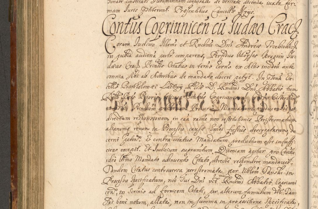 Zdjęcie nr 487 dla obiektu archiwalnego: Acta actorum, decretorum, sententiarum, erectionum, fundationum, confirmationum, instiutionum, resignationum, constitutionum, provisionum, submissionum, quietationum, substitutionum, ordinationum, ingrossationum, prostestationum R. D. Andreae Trzebicki, episcopi Cracoviensis, ducis Severiae in a. D. 1658 et  1659 acticatorum. Volumen I 