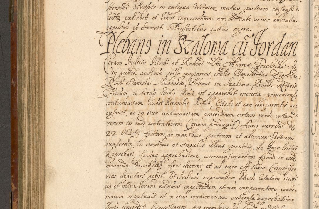 Zdjęcie nr 485 dla obiektu archiwalnego: Acta actorum, decretorum, sententiarum, erectionum, fundationum, confirmationum, instiutionum, resignationum, constitutionum, provisionum, submissionum, quietationum, substitutionum, ordinationum, ingrossationum, prostestationum R. D. Andreae Trzebicki, episcopi Cracoviensis, ducis Severiae in a. D. 1658 et  1659 acticatorum. Volumen I 