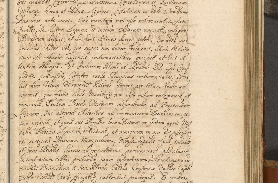 Zdjęcie nr 484 dla obiektu archiwalnego: Acta actorum, decretorum, sententiarum, erectionum, fundationum, confirmationum, instiutionum, resignationum, constitutionum, provisionum, submissionum, quietationum, substitutionum, ordinationum, ingrossationum, prostestationum R. D. Andreae Trzebicki, episcopi Cracoviensis, ducis Severiae in a. D. 1658 et  1659 acticatorum. Volumen I 