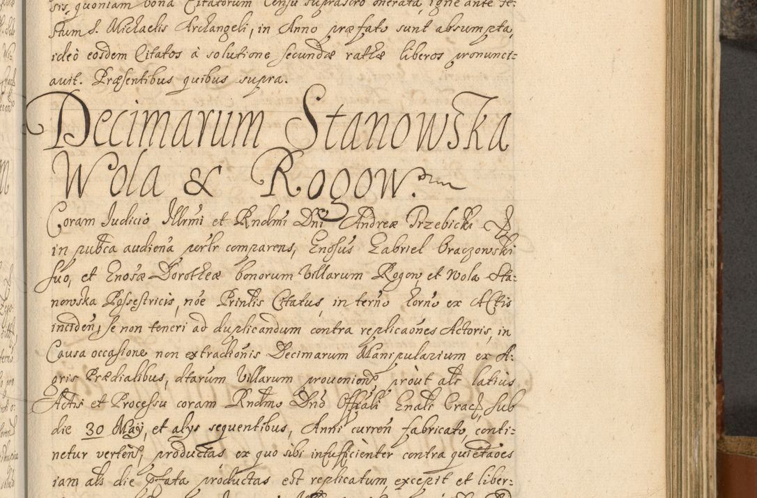 Zdjęcie nr 482 dla obiektu archiwalnego: Acta actorum, decretorum, sententiarum, erectionum, fundationum, confirmationum, instiutionum, resignationum, constitutionum, provisionum, submissionum, quietationum, substitutionum, ordinationum, ingrossationum, prostestationum R. D. Andreae Trzebicki, episcopi Cracoviensis, ducis Severiae in a. D. 1658 et  1659 acticatorum. Volumen I 