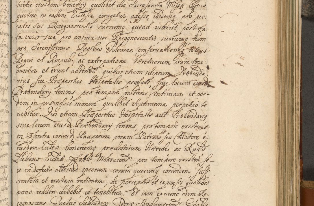 Zdjęcie nr 474 dla obiektu archiwalnego: Acta actorum, decretorum, sententiarum, erectionum, fundationum, confirmationum, instiutionum, resignationum, constitutionum, provisionum, submissionum, quietationum, substitutionum, ordinationum, ingrossationum, prostestationum R. D. Andreae Trzebicki, episcopi Cracoviensis, ducis Severiae in a. D. 1658 et  1659 acticatorum. Volumen I 