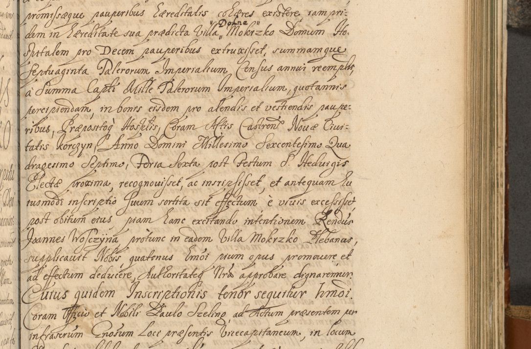 Zdjęcie nr 470 dla obiektu archiwalnego: Acta actorum, decretorum, sententiarum, erectionum, fundationum, confirmationum, instiutionum, resignationum, constitutionum, provisionum, submissionum, quietationum, substitutionum, ordinationum, ingrossationum, prostestationum R. D. Andreae Trzebicki, episcopi Cracoviensis, ducis Severiae in a. D. 1658 et  1659 acticatorum. Volumen I 
