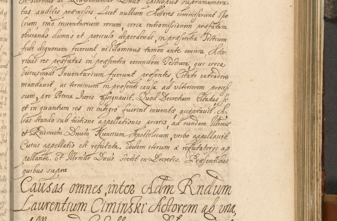 Zdjęcie nr 460 dla obiektu archiwalnego: Acta actorum, decretorum, sententiarum, erectionum, fundationum, confirmationum, instiutionum, resignationum, constitutionum, provisionum, submissionum, quietationum, substitutionum, ordinationum, ingrossationum, prostestationum R. D. Andreae Trzebicki, episcopi Cracoviensis, ducis Severiae in a. D. 1658 et  1659 acticatorum. Volumen I 