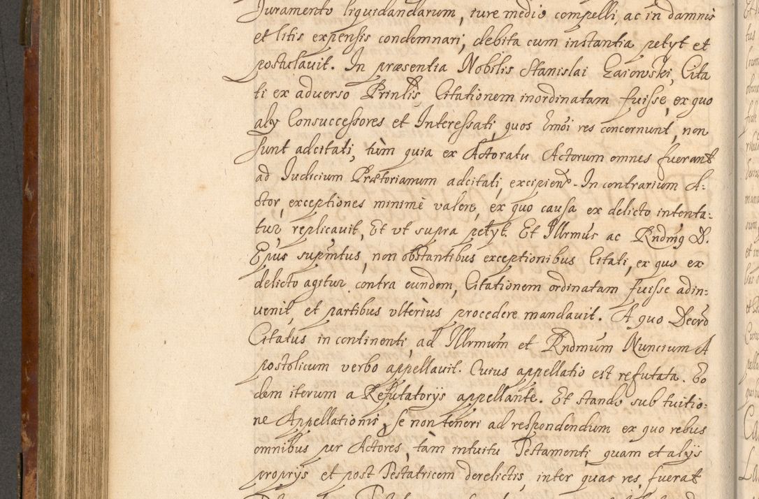 Zdjęcie nr 459 dla obiektu archiwalnego: Acta actorum, decretorum, sententiarum, erectionum, fundationum, confirmationum, instiutionum, resignationum, constitutionum, provisionum, submissionum, quietationum, substitutionum, ordinationum, ingrossationum, prostestationum R. D. Andreae Trzebicki, episcopi Cracoviensis, ducis Severiae in a. D. 1658 et  1659 acticatorum. Volumen I 