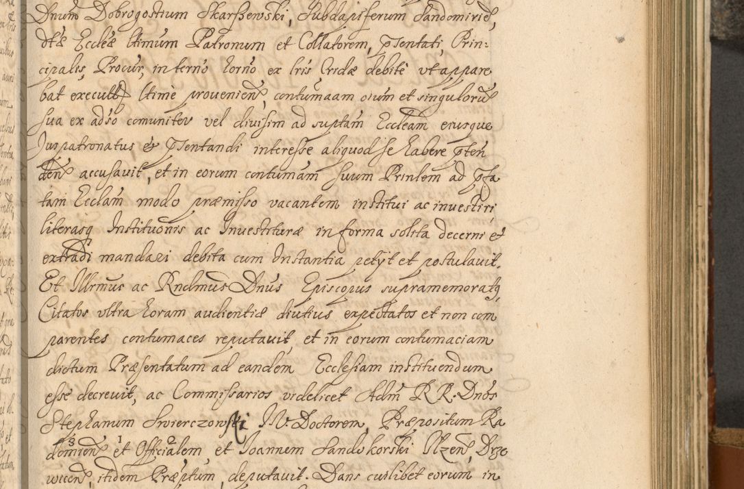 Zdjęcie nr 456 dla obiektu archiwalnego: Acta actorum, decretorum, sententiarum, erectionum, fundationum, confirmationum, instiutionum, resignationum, constitutionum, provisionum, submissionum, quietationum, substitutionum, ordinationum, ingrossationum, prostestationum R. D. Andreae Trzebicki, episcopi Cracoviensis, ducis Severiae in a. D. 1658 et  1659 acticatorum. Volumen I 