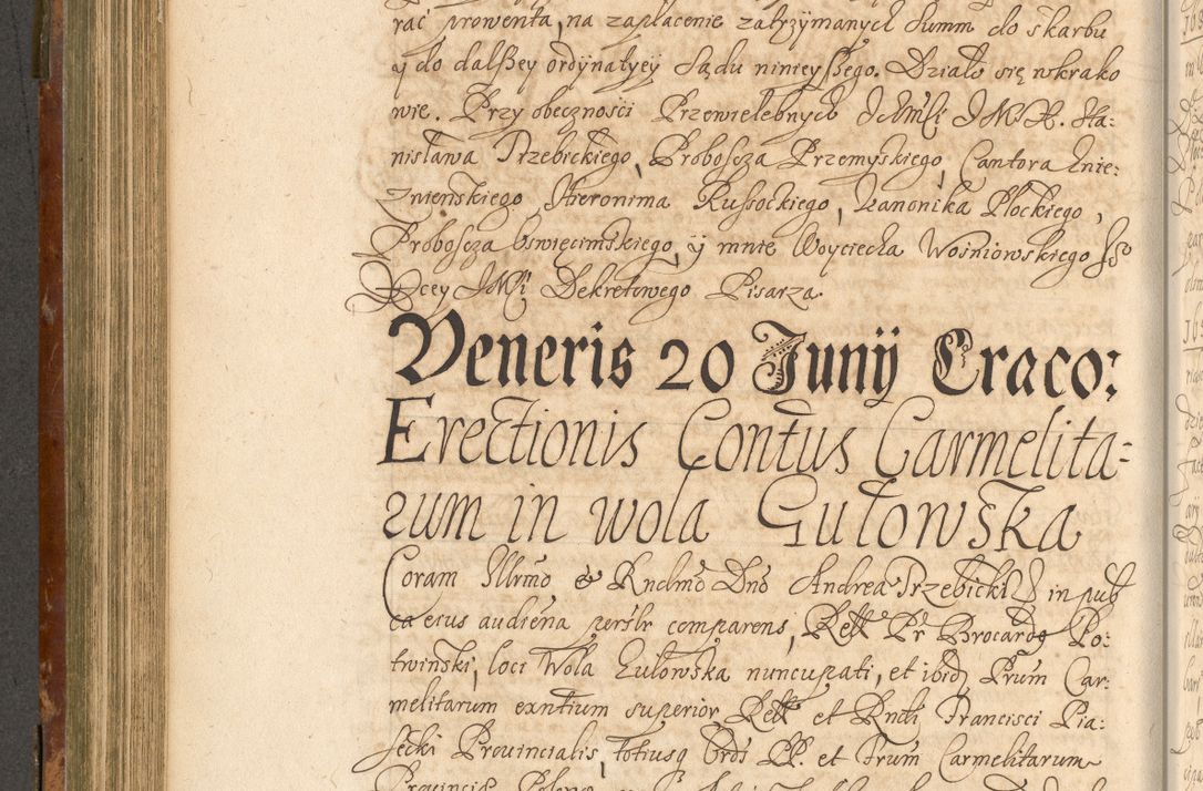 Zdjęcie nr 445 dla obiektu archiwalnego: Acta actorum, decretorum, sententiarum, erectionum, fundationum, confirmationum, instiutionum, resignationum, constitutionum, provisionum, submissionum, quietationum, substitutionum, ordinationum, ingrossationum, prostestationum R. D. Andreae Trzebicki, episcopi Cracoviensis, ducis Severiae in a. D. 1658 et  1659 acticatorum. Volumen I 