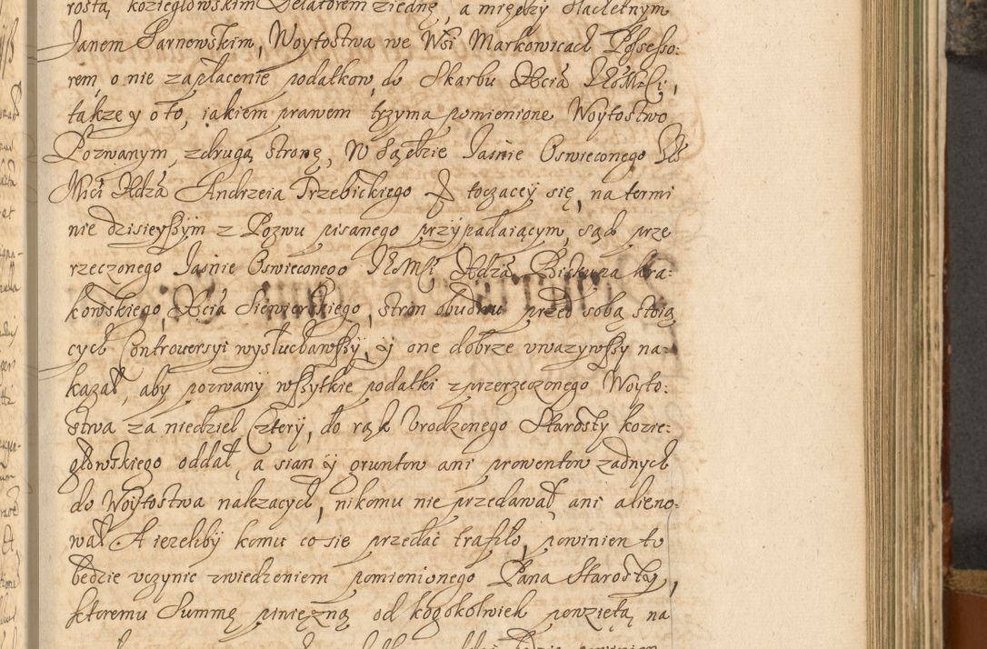 Zdjęcie nr 444 dla obiektu archiwalnego: Acta actorum, decretorum, sententiarum, erectionum, fundationum, confirmationum, instiutionum, resignationum, constitutionum, provisionum, submissionum, quietationum, substitutionum, ordinationum, ingrossationum, prostestationum R. D. Andreae Trzebicki, episcopi Cracoviensis, ducis Severiae in a. D. 1658 et  1659 acticatorum. Volumen I 